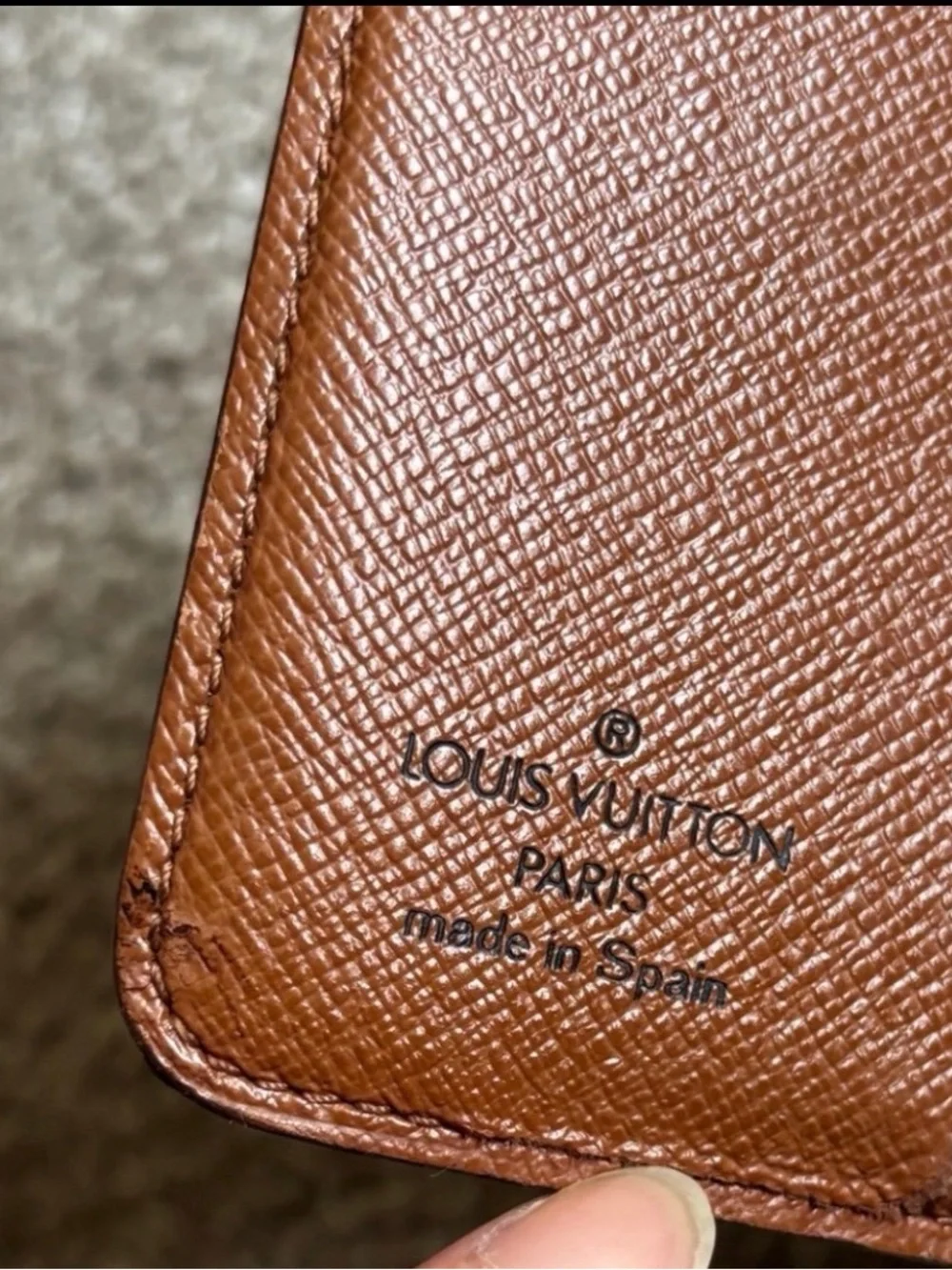 Louis Vuitton Monogram Canvas Brown and Gold Card Holder Wallet